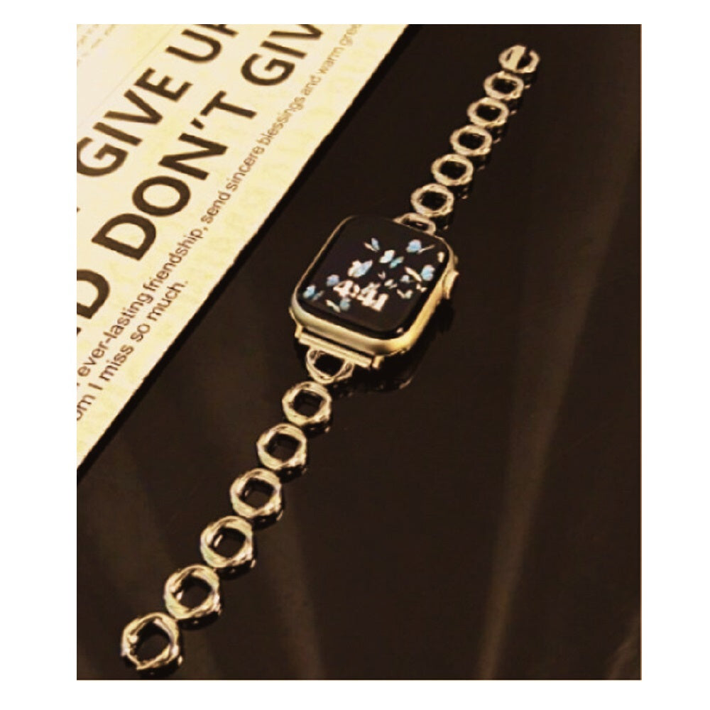 Correa de acero inoxidable apple watch Ring