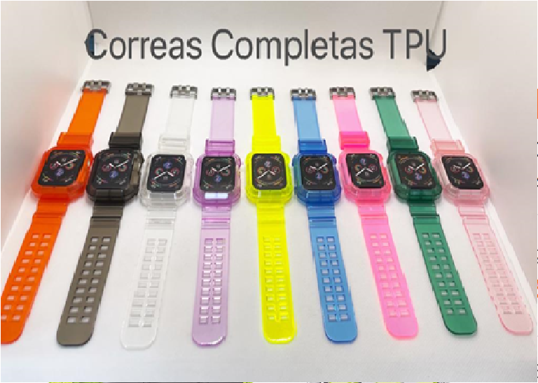 CORREA COMPLETA DE TPU PARA APPLEWATCH 38/40/41/42/44/45/49MM