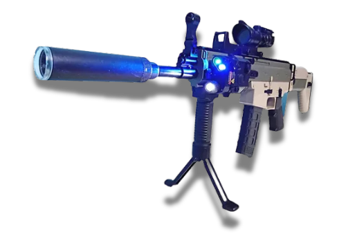 Fusil Scar De Hidrogel Lanza Balines Recargable