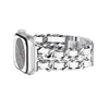 CORREA DE ESLABONES CON CUERO APPLEWATCH 38/40/41/42/44/45/49MM