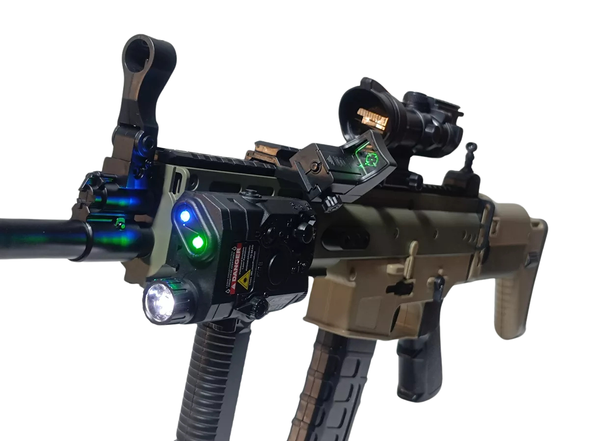 Fusil Scar De Hidrogel Lanza Balines Recargable