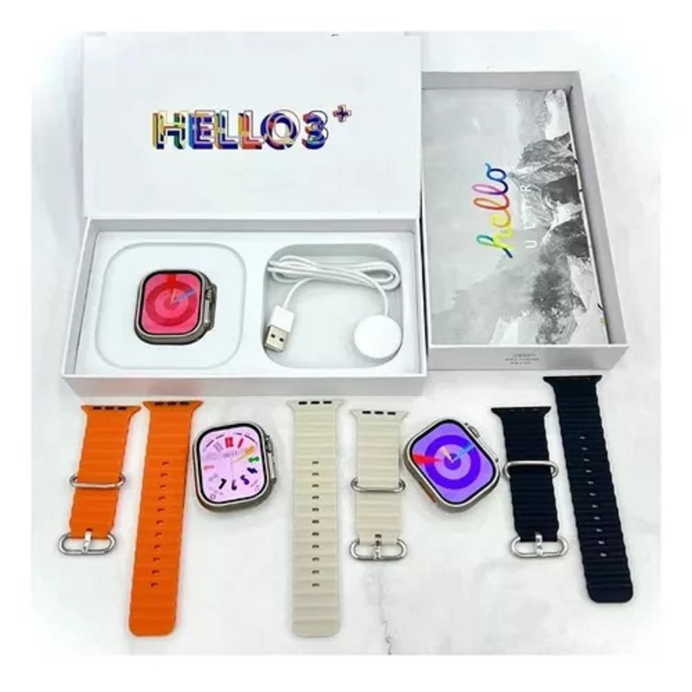 SMARTWATCH HELLO WATCH 3 PLUS CON PANTALLA AMOLED Y MEMORIA 128M+4Gb