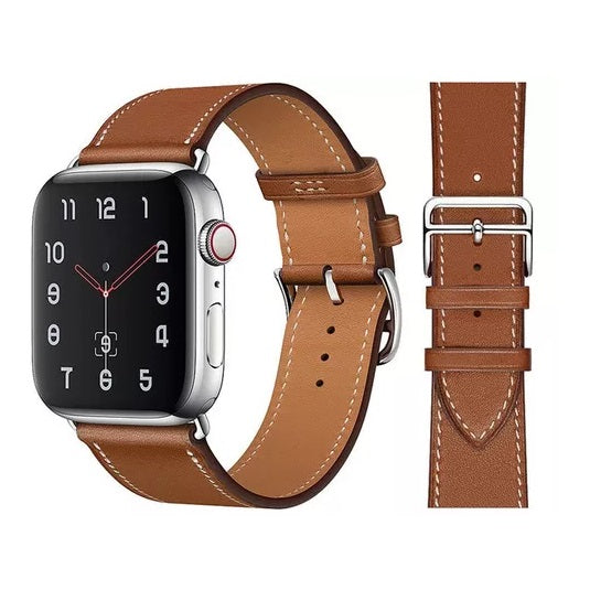 Correa De Cuero Para Smartwatch Y Apple Watch 38/40/41/42/44/45/49mm
