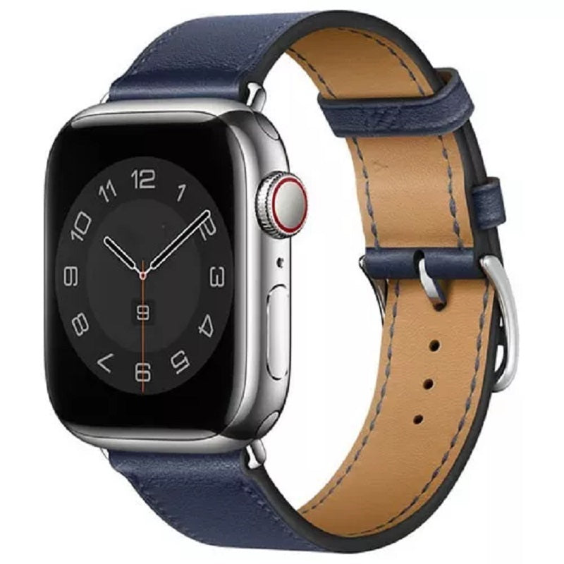 Correa De Cuero Para Smartwatch Y Apple Watch 38/40/41/42/44/45/49mm