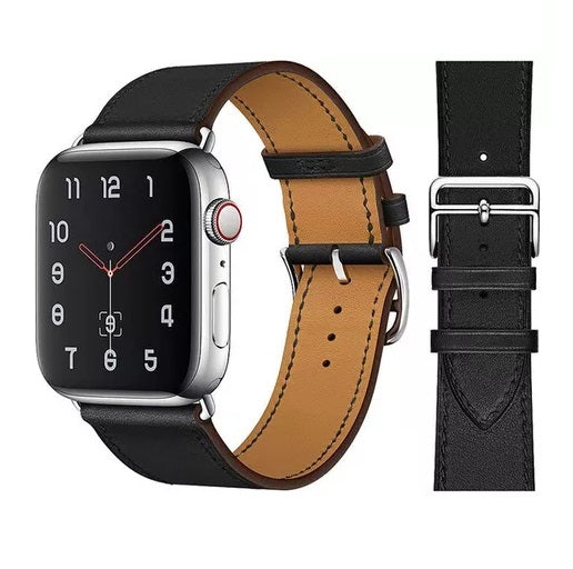 Correa De Cuero Para Smartwatch Y Apple Watch 38/40/41/42/44/45/49mm