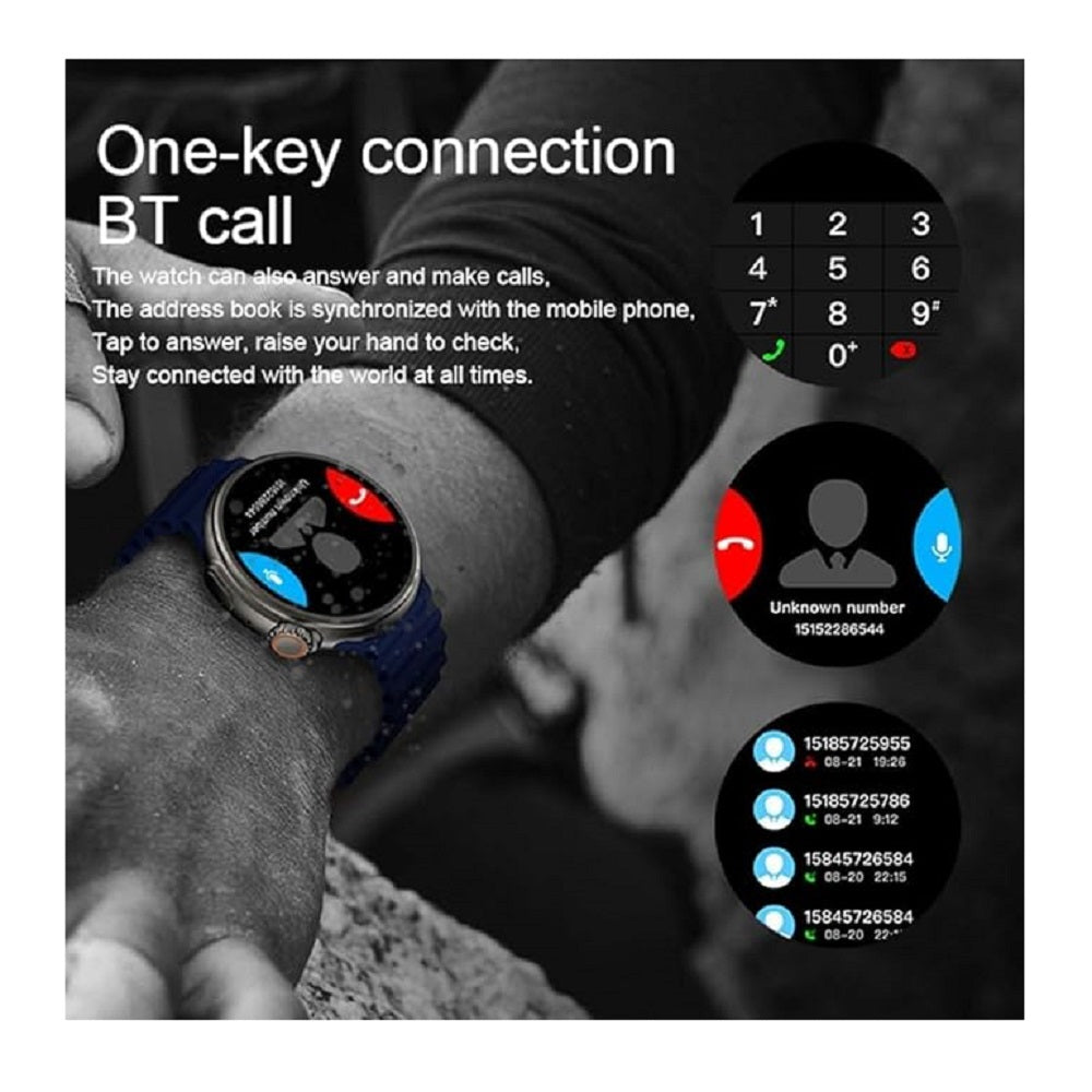 SMARTWATCH Z78 ULTRA, PANTALLA AMOLED, SISTEMA NFC, ASISTENTE DE VOZ
