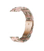 CORREA ESLABONES DISEÑO FLORES PARA SMARTWATCH DE 38/40/41/42/44/45/49MM
