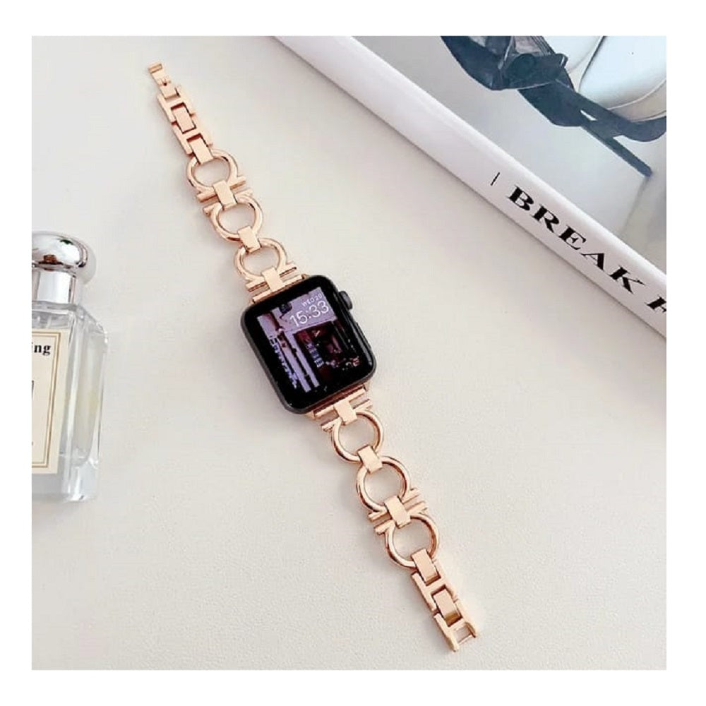 Correa Para Applewatch Y Watch Steel Chanel 38-40-41mm