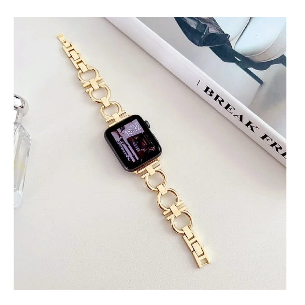 Correa Para Applewatch Y Watch Steel Chanel 38-40-41mm