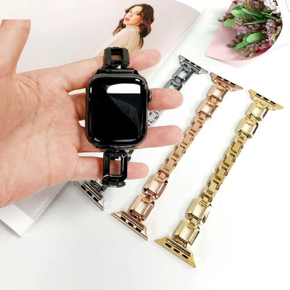 Correa de acero inoxidable apple watch Chic steel   42-44-45-49mm