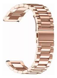 Correa Para Smartwatch De Eslabones Acero Inoxidable 20mm