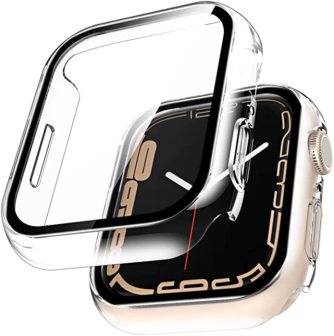 Case transparente de silicona para Applewatch y Smarwatch 38-40-41-42-44-45mm