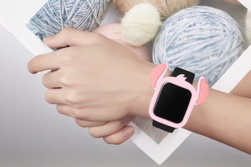Case funda Stitch para Applewatch y smartwatch 44/42mm