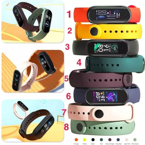 Correas de silicona para Smart band / Pulsera Inteligente Serie 3/4/5/6/7