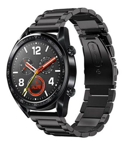 correa metálica eslabones para smartwatch reloj 22 milímetros