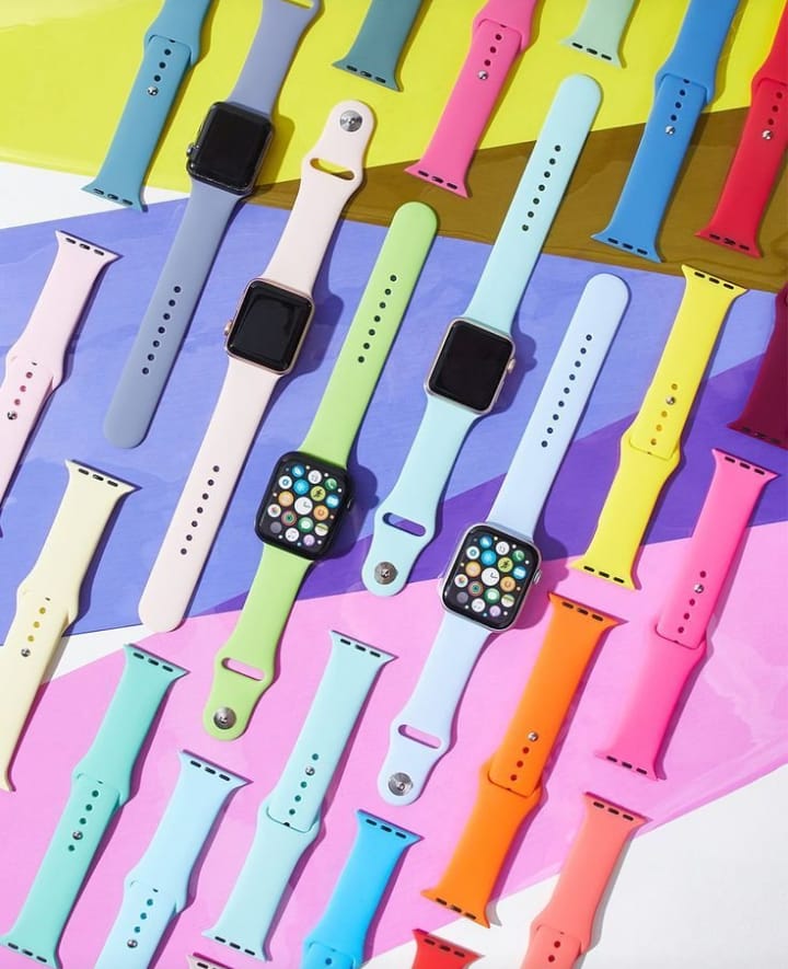 CORREA SILICONA PARA SMART/APPLEWATCH DE 38/40/41/42/44/45/49mm Serie 3/4/5/6/7/8/SE