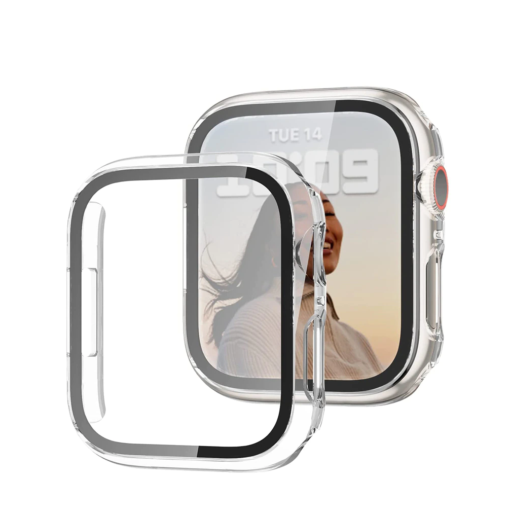 Case transparente de silicona para Applewatch y Smarwatch 38-40-41-42-44-45mm