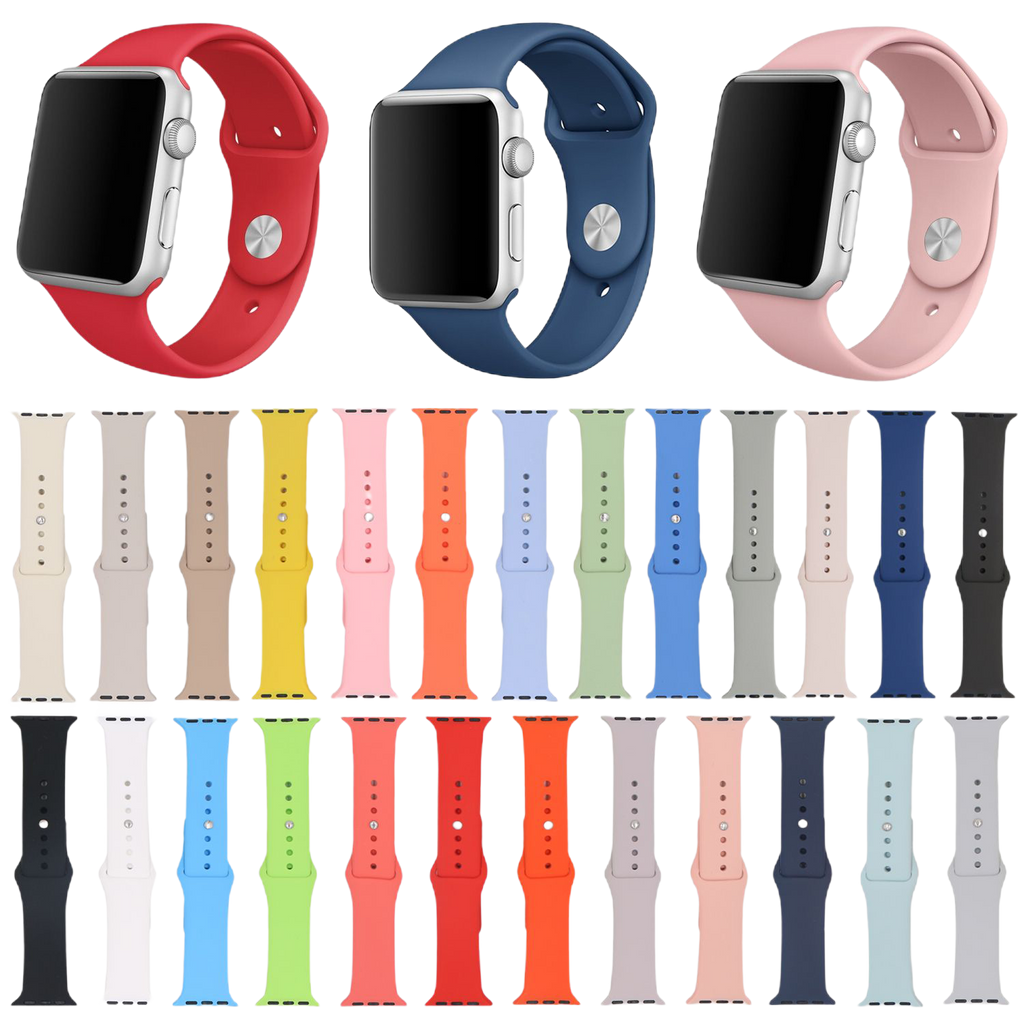 CORREA SILICONA PARA SMART APPLEWATCH DE 38 40 41 42 44 45 49mm Serie Innova Point Peru