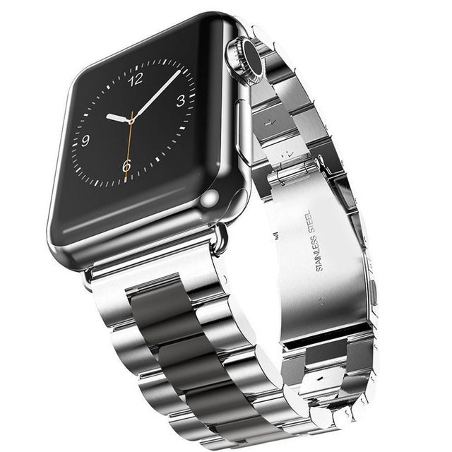 Correa de eslabones para AppleWatch y Smartwatch 42/44/45/49mm Serie 3/4/5/6/7/8/SE